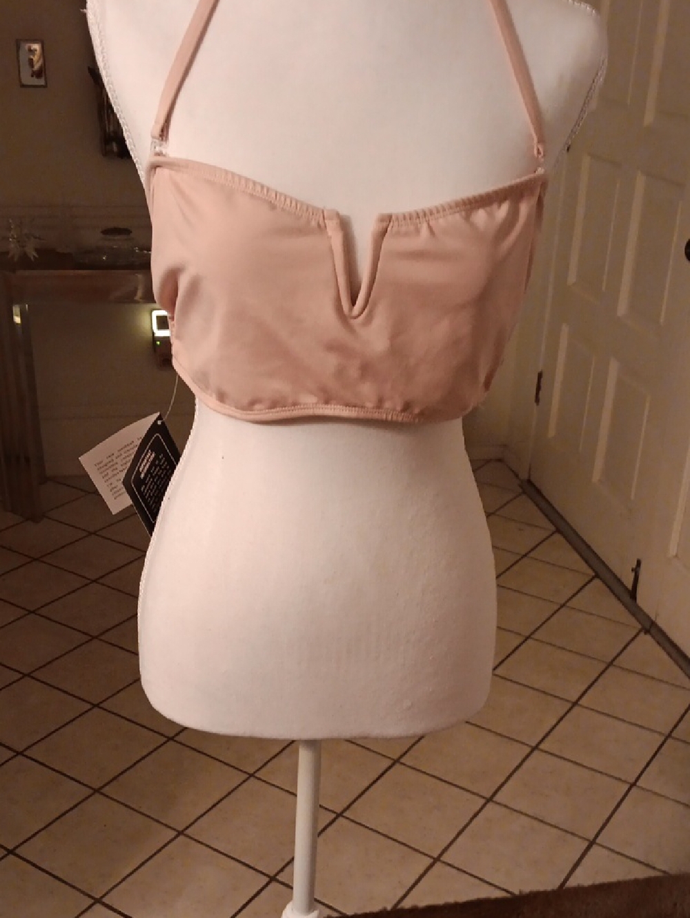 Nude Notch Front Stretch Crop Bralette
